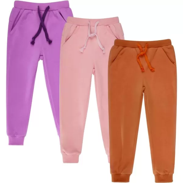 BIG ELEPHANT Kids Sweatpants, Boys Girls Joggers with Pockets &amp; Drawstring for Age 3-16 Years