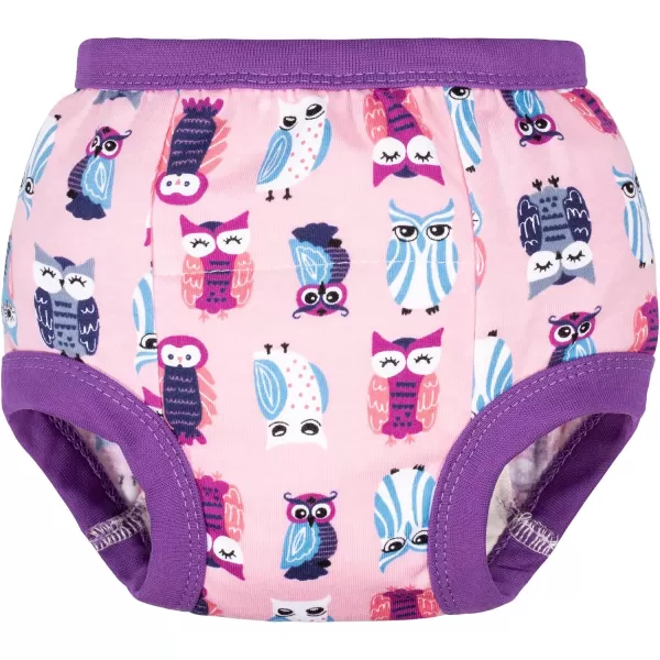 BIG ELEPHANT 4 Pack Potty Training Pants for Babay Boys and Girls, Cotton Reusable Training Underwear