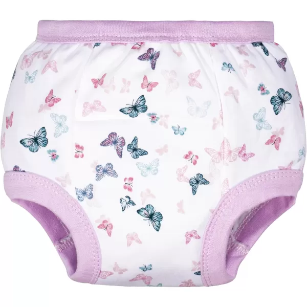 BIG ELEPHANT 4 Pack Potty Training Underwear, 100% Cotton Reusable Training Pants for Toddler