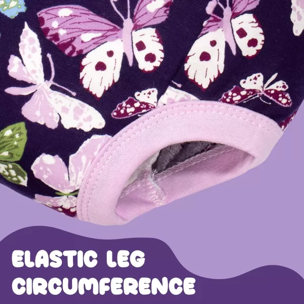 BIG ELEPHANT 4 Pack Potty Training Underwear, 100% Cotton Reusable Training Pants for Toddler