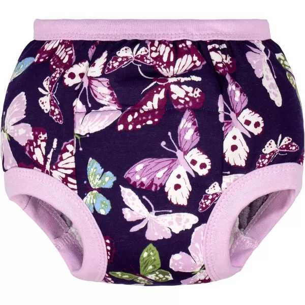 BIG ELEPHANT 4 Pack Potty Training Underwear, 100% Cotton Reusable Training Pants for Toddler