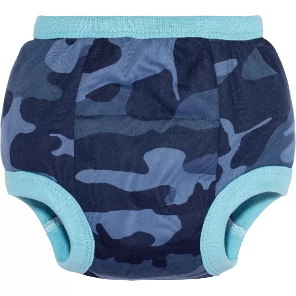 BIG ELEPHANT 4 Pack Potty Training Underwear, 100% Cotton Reusable Training Pants for Toddler