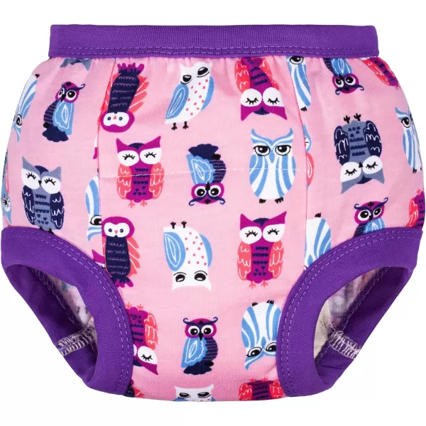 BIG ELEPHANT Baby Girls Training Underwear for Toddler Cotton Training Pants Soft and Absorbent 12 Months-5T