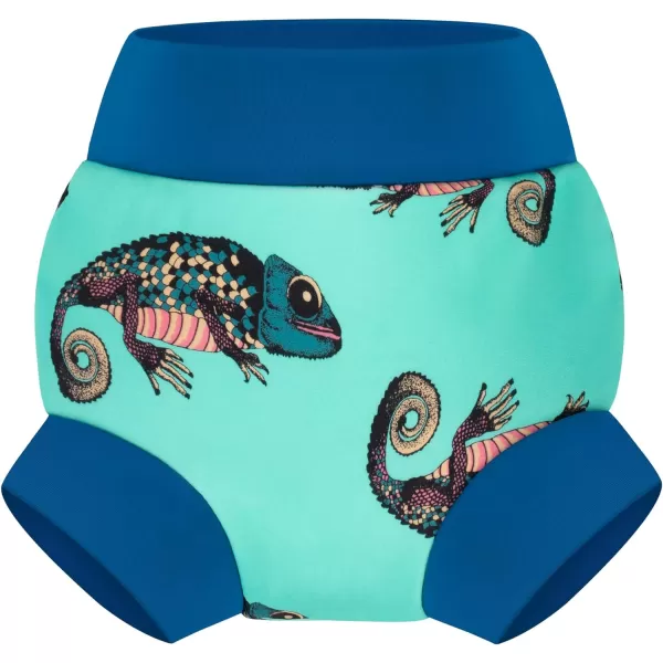 BIG ELEPHANT Baby Swim Diapers 3pcs, Reusable Adjustable Washable Waterproof Swimming Diaper for Boy's and Girl's, 3T