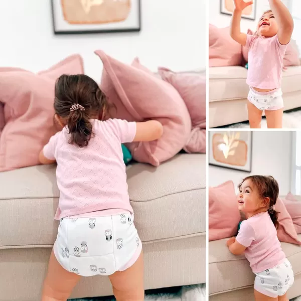 BIG ELEPHANT Potty Training Pants for Baby Boys' and Girl' 100% Cotton Waterproof Training Underwear