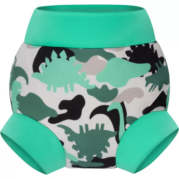 BIG ELEPHANT Swim Diapers - 3 Pieces of Reusable and Adjustable Baby Swimming Diapers for Girls , 2T