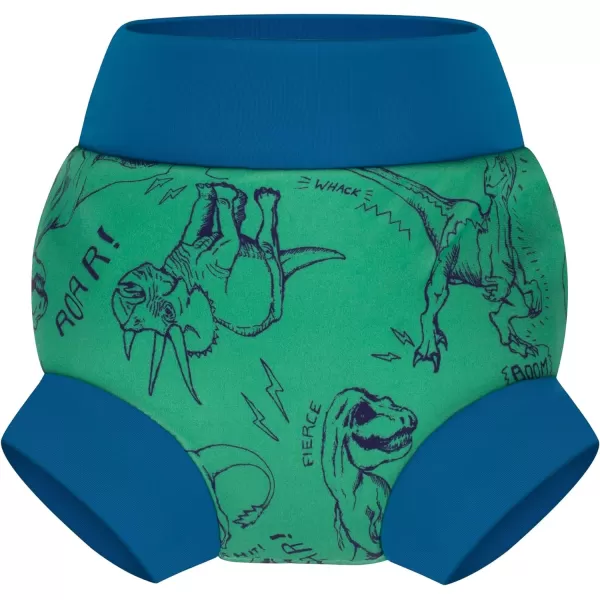 BIG ELEPHANT Swim Diapers - 3 Pieces of Reusable and Adjustable Baby Swimming Diapers for Girls , 2T