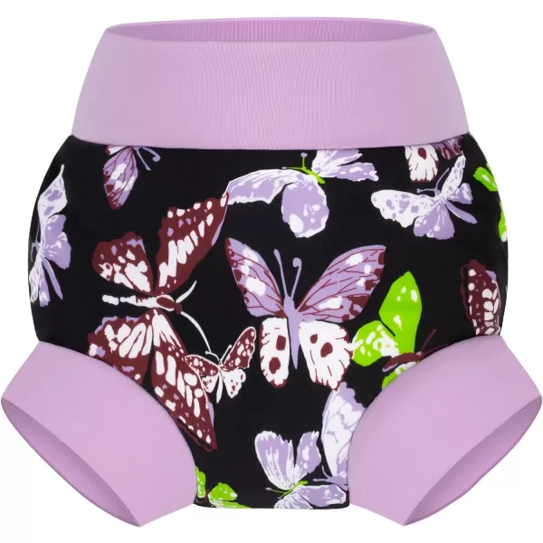 BIG ELEPHANT Swim Diapers - 3 Pieces of Reusable and Adjustable Baby Swimming Diapers for Girls , 2T