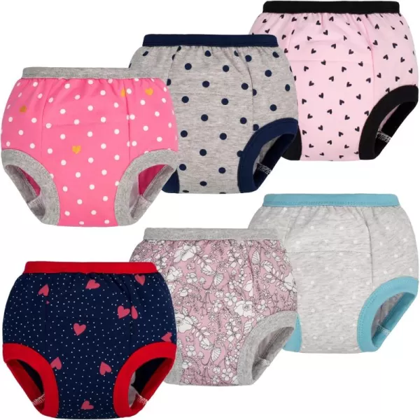 BIG ELEPHANT Potty Training Pants for Baby Boys' and Girl' 100% Cotton Waterproof Training Underwear