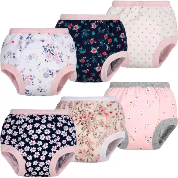 BIG ELEPHANT Potty Training Pants for Baby Boys' and Girl' 100% Cotton Waterproof Training Underwear