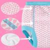 imageBIG ELEPHANT 10Pack Baby Potty Training Underwear Soft 100 Cotton Absorbent Training Pants for Boys ampamp Girls Ages 12M10YPurple Flowers
