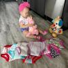 imageBIG ELEPHANT 10Pack Baby Potty Training Underwear Soft 100 Cotton Absorbent Training Pants for Boys ampamp Girls Ages 12M10YRed Flower