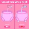 imageBIG ELEPHANT 10Pack Baby Potty Training Underwear Soft 100 Cotton Absorbent Training Pants for Boys ampamp Girls Ages 12M10YRed Flower