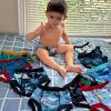 imageBIG ELEPHANT 10Packs Training Underwear Absorbent Toddler Potty Trained Pants for Boys and Girls 12 Months  9 YearsBlue Shark