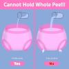 imageBIG ELEPHANT 6Pack Potty Training Pants  100 Cotton Absorbent Toddler Underwear for Boys and Girls 12M10YRed Mermaid