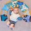 imageBIG ELEPHANT Potty Training Underwear  10 Pack 100 Cotton Absorbent Unisex Toddler Pee Pants for Boys GirlsDino  Sharks