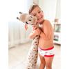 imageBIG ELEPHANT Potty Training Underwear  10 Pack 100 Cotton Absorbent Unisex Toddler Pee Pants for Boys GirlsYellow  Blue