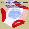 imageBIG ELEPHANT Potty Training Underwear  10 Pack 100 Cotton Absorbent Unisex Toddler Pee Pants for Boys GirlsYellow Flower