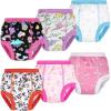 imageBIG ELEPHANT 6Pack Potty Training Pants  100 Cotton Absorbent Toddler Underwear for Boys and Girls 12M10YPink Giraffe