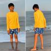 imageBIG ELEPHANT 3 Pack Kids Rash Guard Swim Shirt UPF 50 Long Sleeve Rashguard Swimwear Surf Tops Sun Protection for Boys GirlsBlueGrayYellow