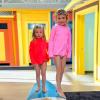 imageBIG ELEPHANT 3 Pack Kids Rash Guard Swim Shirt UPF 50 Long Sleeve Rashguard Swimwear Surf Tops Sun Protection for Boys GirlsPurpleWhiteCoral Orange