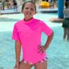 imageBIG ELEPHANT 3 Pack Kids Short Sleeve Rash Guard Shirt UPF 50 Protection Swimwear Quick Dry Swim Tee Youth RashguardRose RedWhitePink