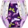 imageBIG ELEPHANT Baby Side Button Training Pants Reusable Snaps on 100 Cotton Training Underwear for Toddler 2 Years  4 YearsPurple Butterfly 6 Pack
