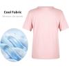 imageBIG ELEPHANT Kids UPF 50 Rash Guard Shirts 3Pack Short Sleeve UV Sun Protection Athletic Tees for Youth Boys GirlsCherry Blossom Pinkpinkred