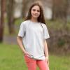imageBIG ELEPHANT Kids UPF 50 Rash Guard Shirts 3Pack Short Sleeve UV Sun Protection Athletic Tees for Youth Boys GirlsLight Purplemilky Bluelight Pink