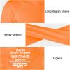 imageBIG ELEPHANT 2 Pack Boys Athletic Hoodie Mesh Moisture Wicking Active Performance Long Sleeve T Shirt Quick Dry Fit PulloverOrangeLight Gray