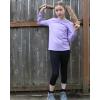 imageBIG ELEPHANT 3 Packs Girls Capri Leggings with Pockets High Waisted Yoga Pants Athletic Running Dance Workout for KidsBlackblackblack