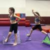 imageBIG ELEPHANT 4 Packs Girls Athletic Bike Shorts Dance Yoga Running Soccer Kids Compression Shorts with PocketsBlacknavy Bluebluepink