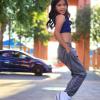 imageBIG ELEPHANT Girls Quick Dry Active Athletic Joggers Kids Pullon Lounge Joggers with PocketDark Grey