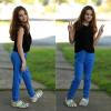 imageBIG ELEPHANT Girls Quick Dry Active Athletic Joggers Kids Pullon Lounge Joggers with PocketNavy Blue