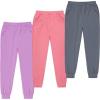 imageBIG ELEPHANT Girls Quick Dry Active Athletic Joggers Kids Pullon Lounge Joggers with PocketSet3