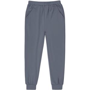 imageBIG ELEPHANT Girls Quick Dry Active Athletic Joggers Kids Pullon Lounge Joggers with PocketDark Grey