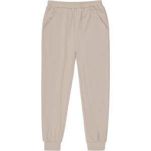 imageBIG ELEPHANT Girls Quick Dry Active Athletic Joggers Kids Pullon Lounge Joggers with PocketKhaki