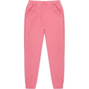 imageBIG ELEPHANT Girls Quick Dry Active Athletic Joggers Kids Pullon Lounge Joggers with PocketPink