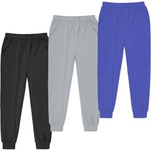 imageBIG ELEPHANT Girls Quick Dry Active Athletic Joggers Kids Pullon Lounge Joggers with PocketSet6