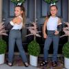 imageBIG ELEPHANT 3 Pack Girls Joggers with Pockets High Waisted Kids Athletic Pants for Yoga RunningBlackdark Graydark Blue
