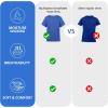 imageBIG ELEPHANT 4 Pack Boys Athletic Short TShirts UPF 50 Sun Protection Rash Guard Shirts QuickDryMoistureWickingBlackRedGrayNavy Blue