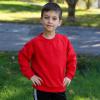 imageBIG ELEPHANT Boys Crewneck Sweatshirt Youth Fleece Sweatshirts Long Sleeve Basic Pullover Soft Warm Thin Fleece for KidsRed