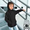 imageBIG ELEPHANT Boys Hooded Sweatshirt Fleece Pullover Hoodies Long Sleeve Warm Hoodie Sweatshirts with Pocket for KidsBlack