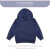 imageBIG ELEPHANT Boys Hooded Sweatshirt Fleece Pullover Hoodies Long Sleeve Warm Hoodie Sweatshirts with Pocket for KidsNavy Blue