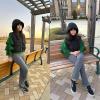 imageBIG ELEPHANT Girls Flare Leggings Kids Bell Bottoms High Waisted Bootcut Yoga Dance Flared PantsBlackDark GrayPink