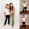 imageBIG ELEPHANT Girls Flare Leggings Kids Bell Bottoms High Waisted Bootcut Yoga Dance Flared PantsBlackLight GrayNavy Blue