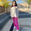 imageBIG ELEPHANT Girls Flare Leggings Kids Bell Bottoms High Waisted Bootcut Yoga Dance Flared PantsNavy BlueDark GrayRose Red