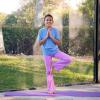 imageBIG ELEPHANT Girls Flare Leggings Kids Bell Bottoms High Waisted Bootcut Yoga Dance Flared PantsPurple