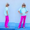 imageBIG ELEPHANT Girls Flare Leggings Kids Bell Bottoms High Waisted Bootcut Yoga Dance Flared PantsRose Red