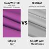 imageBIG ELEPHANT Girls Flare Leggings with Side Pockets ampamp Elastic Waistband  Athletic Pants for Active KidsDark Purple